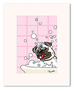 Pug Bubble Bath