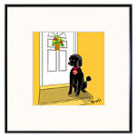 Black Poodle & House